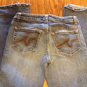 BeBe boot cut denim jeans, sz. 28 x 30 ..